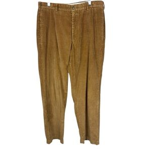 Brooks Brothers Pants Mens 35X32 Brown Corduroy Hudson